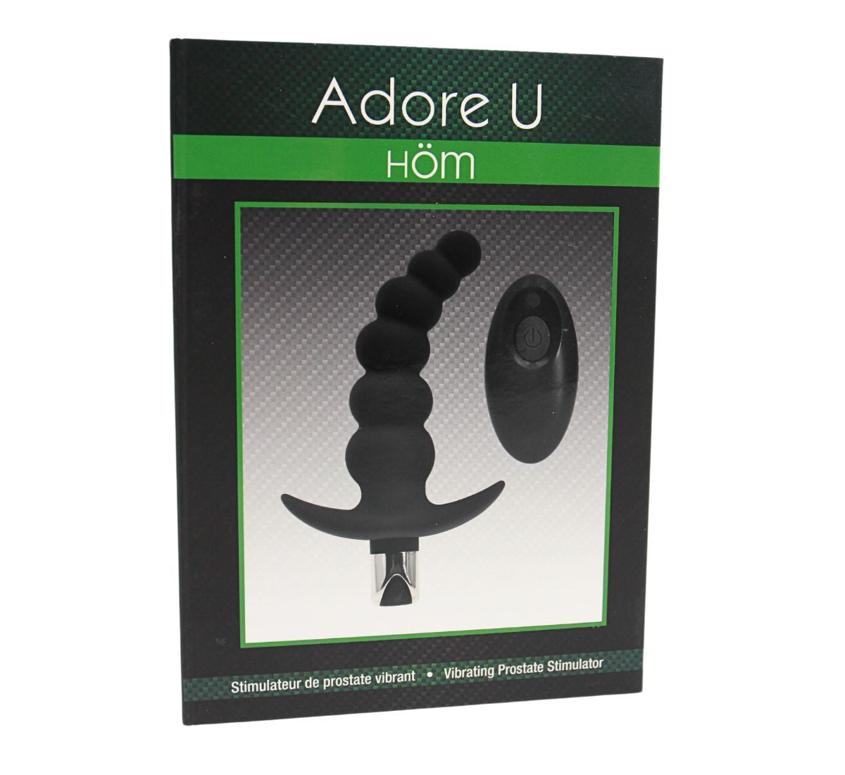 Vibrating Beads Prostate Stimulator with Remote Adore U - Höm - Boutique Séduction