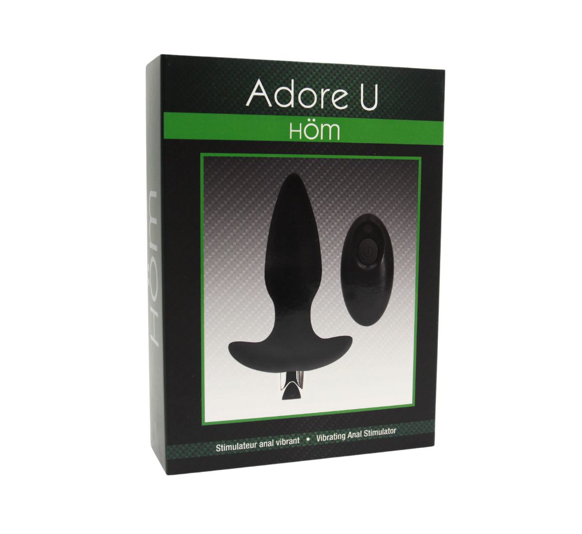 Vibrating Anal Stimulator with Remote Adore U - Höm - Boutique Séduction