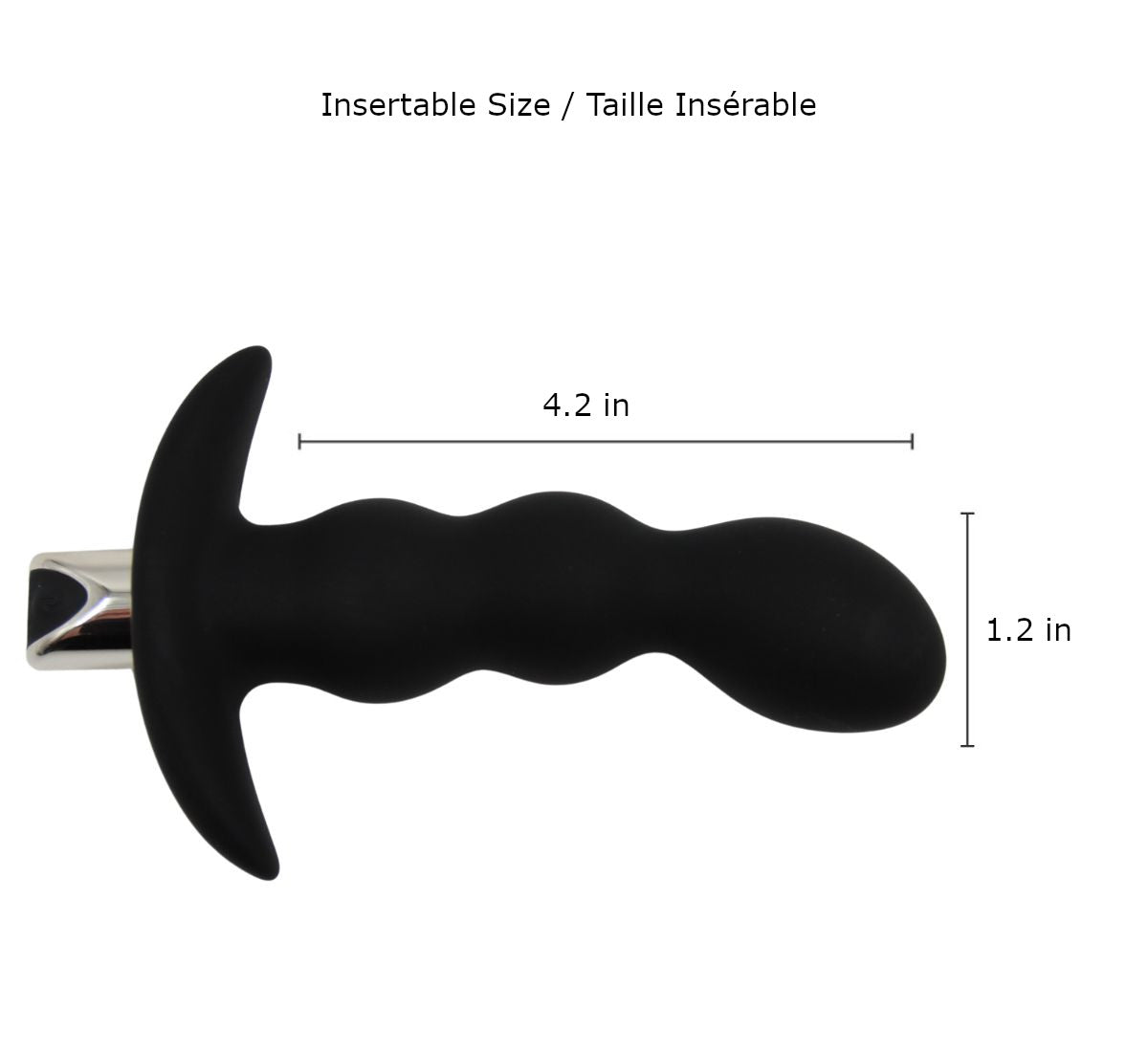 Vibrating Corrugated Prostate Stimulator with Remote Adore U - Höm - Boutique Séduction