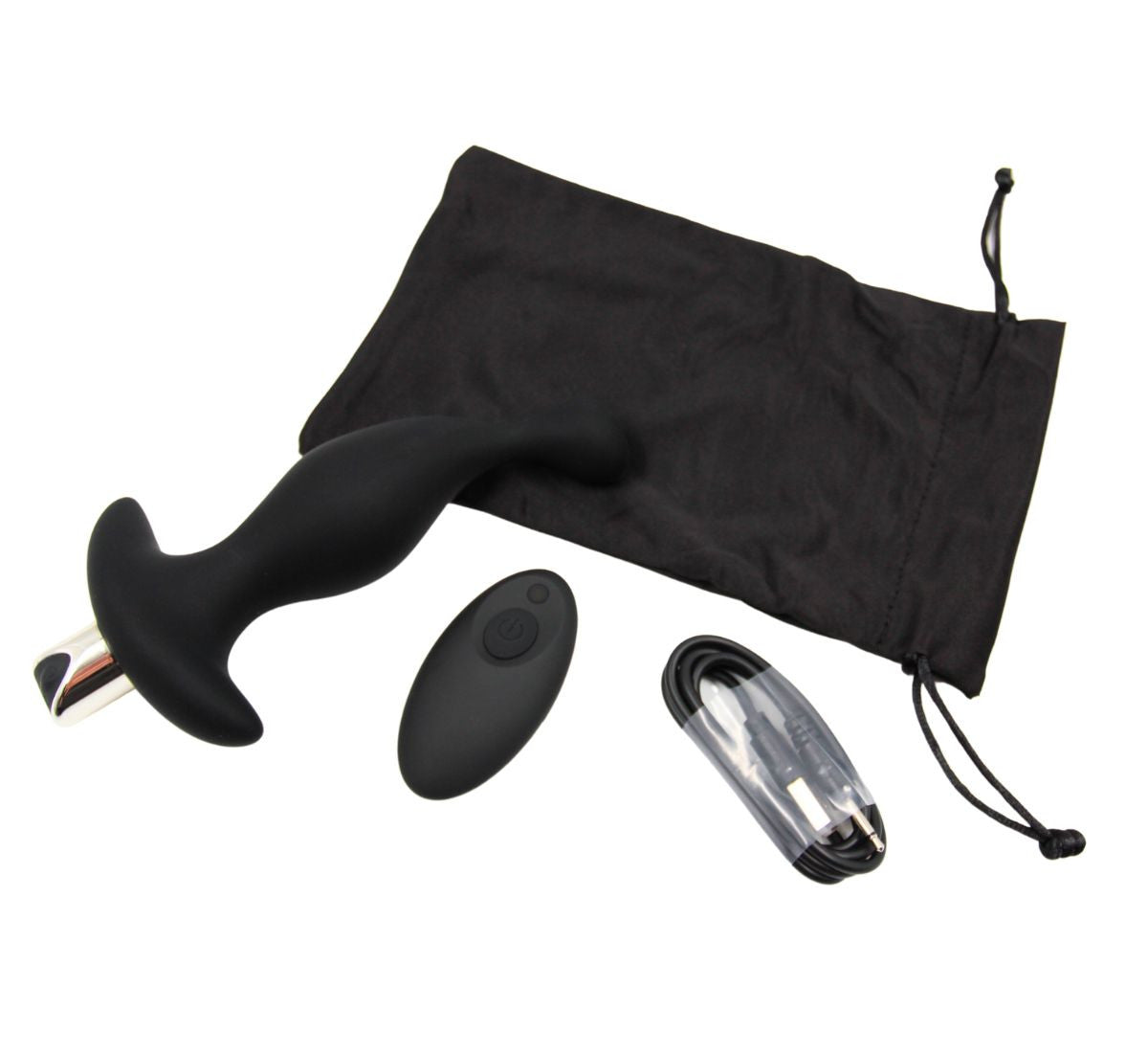 Vibrating Thin Prostate Stimulator with Remote Adore U - Höm - Boutique Séduction