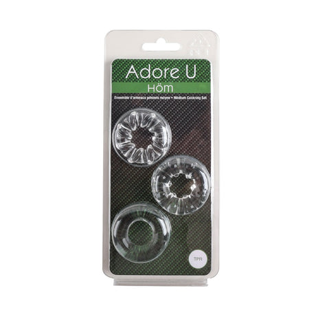 Medium Cockring Set Adore U - Höm - Boutique Séduction