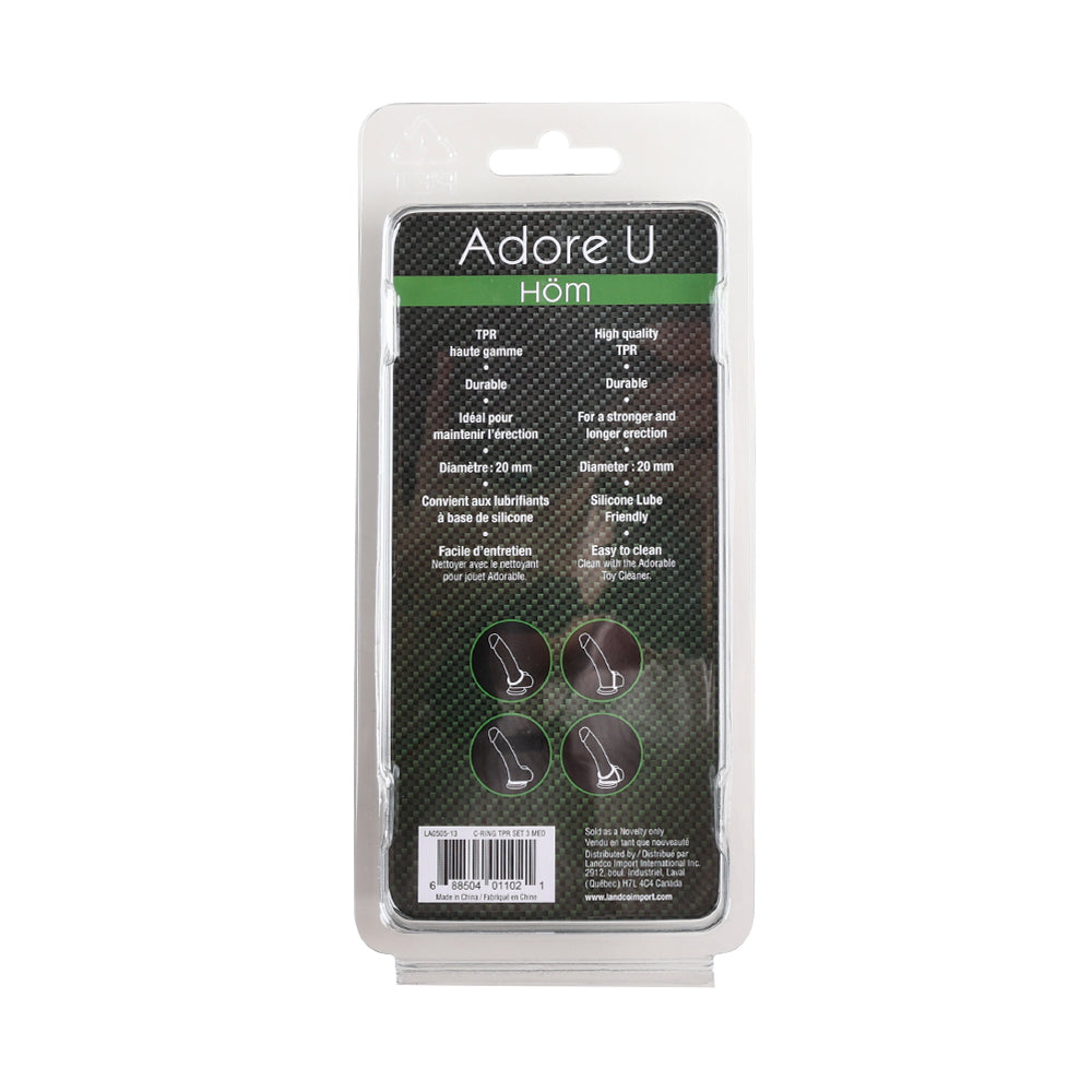 Medium Cockring Set Adore U - Höm - Boutique Séduction