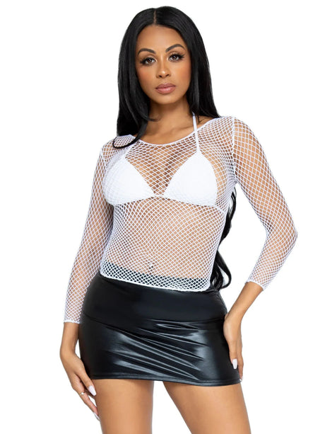 Spandex Long Sleeved Shirt Leg Avenue - Boutique Séduction