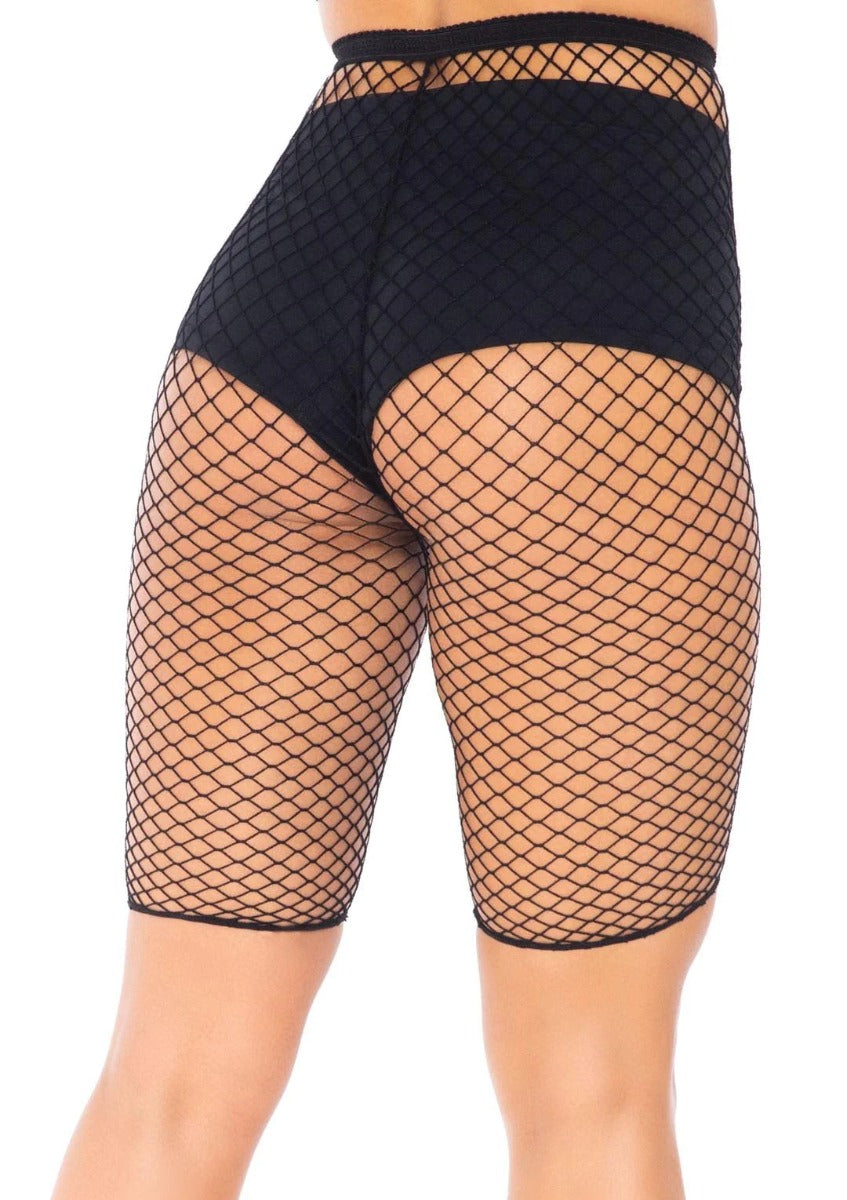 Troublemaker Fishnet Biker Shorts Leg Avenue - Boutique Séduction
