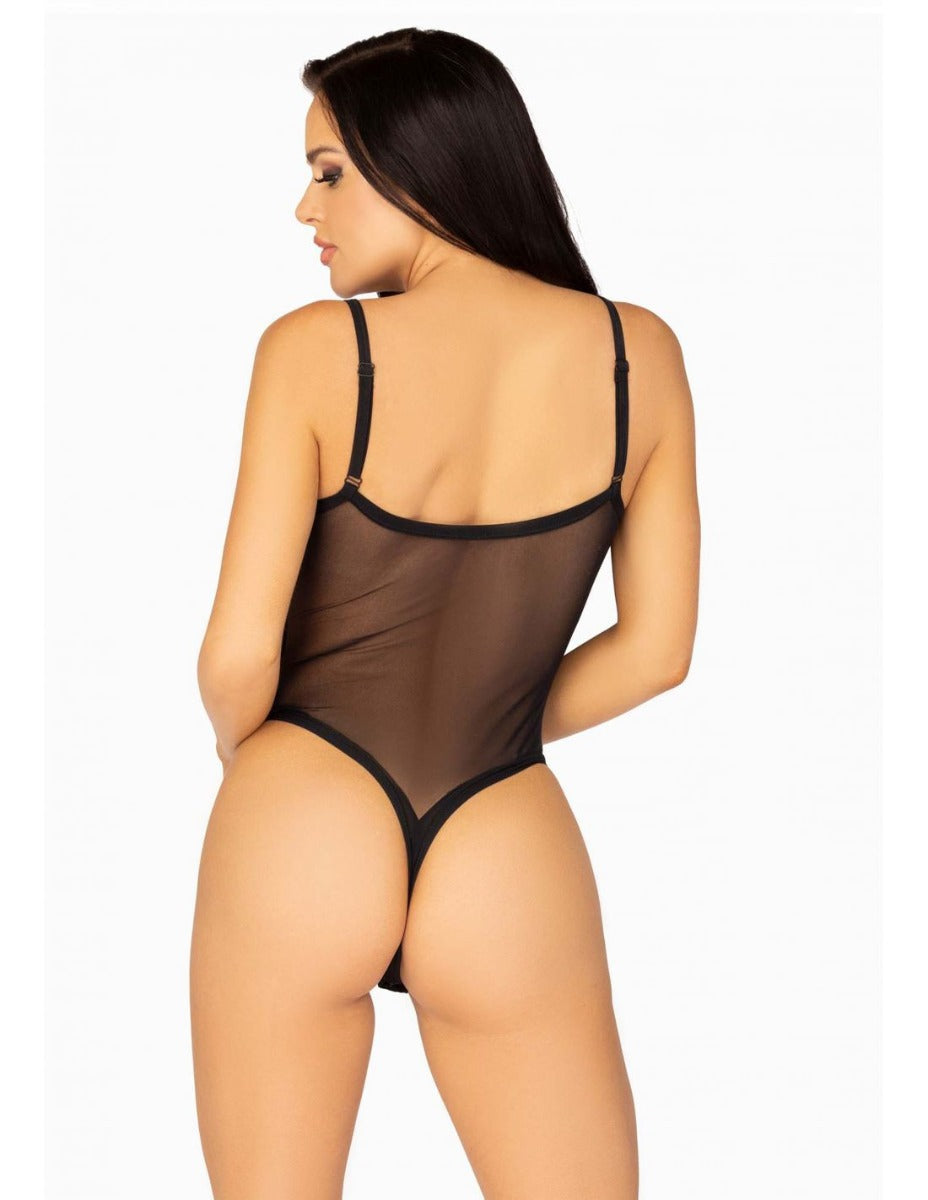 Next Level Mesh Cami Bodysuit Leg Avenue - Boutique Séduction