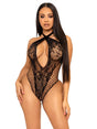 Crossover Halter Teddy Leg Avenue - Boutique Séduction