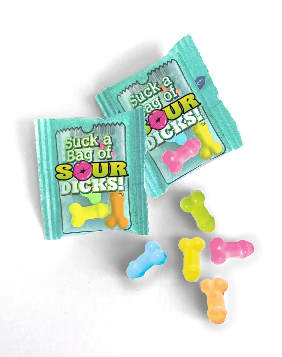 SUCK A BAG OF SOUR DICKS! Candy Bag 25pk Little Genie - Boutique Séduction