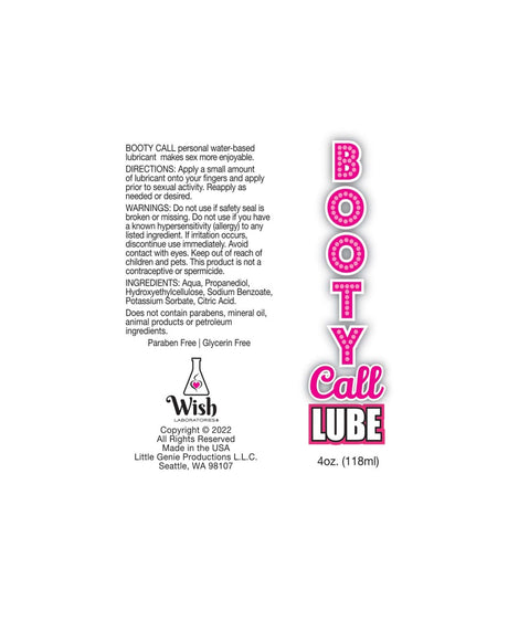 Bootcall Water Based Lubricant Little Genie - Boutique Séduction