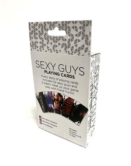 Sexy Guys Playing Cards Game Little Genie - Boutique Séduction