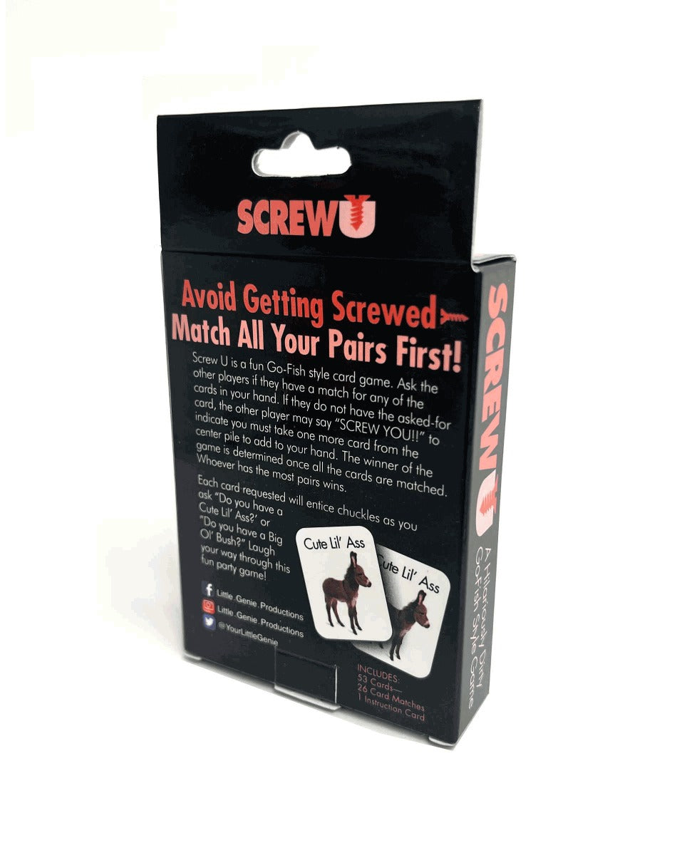 SCREW U Cards Game Little Genie - Boutique Séduction