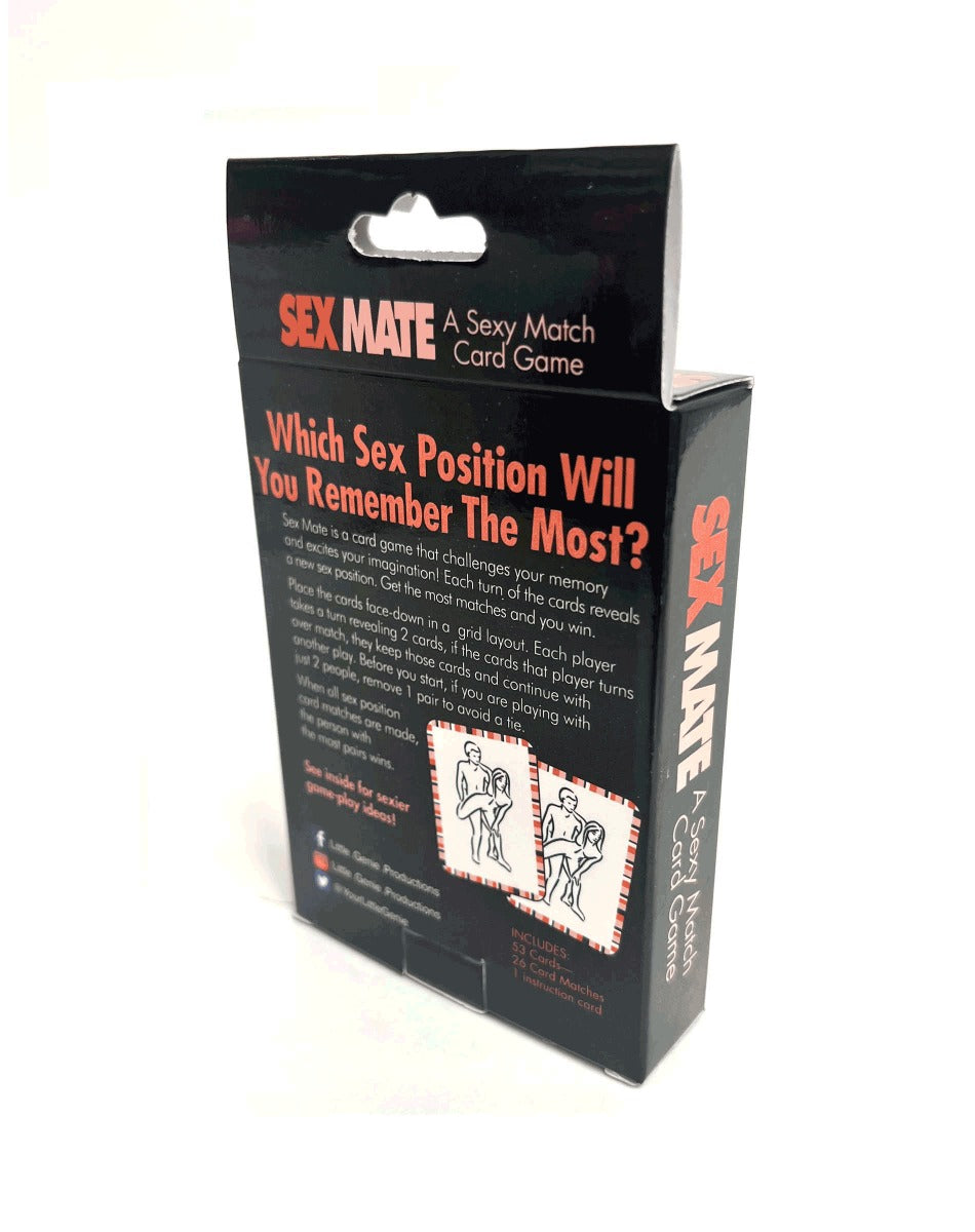 SEX MATE A Sexy Match Card Game Little Genie - Boutique Séduction