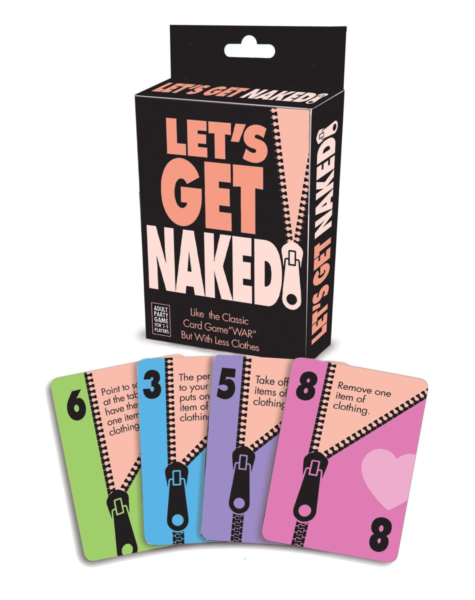 LET'S GET NAKED Card Game Little Genie - Boutique Séduction