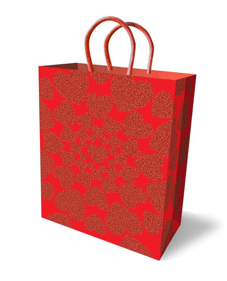 GLITTER HEART Gift Bag Little Genie - Boutique Séduction