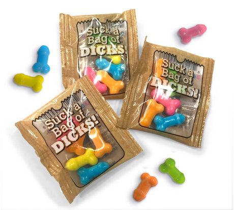 SUCK A BAG OF DICKS! Candy Bag 25pk Little Genie - Boutique Séduction