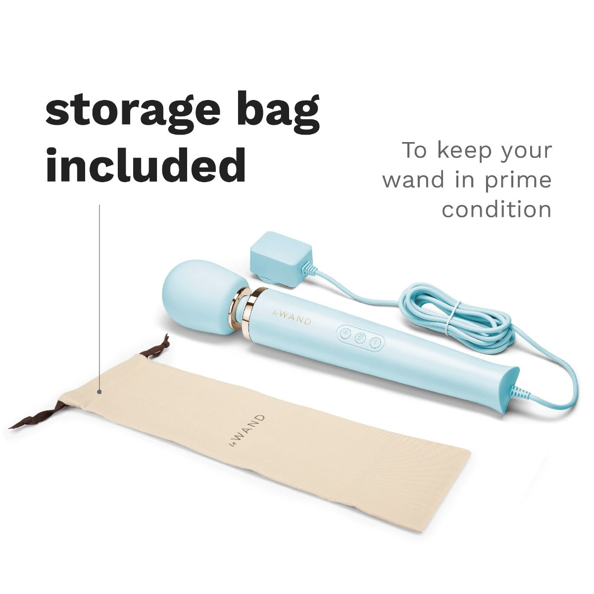 POWERFUL PLUG-IN Vibrating Massager Le Wand - Boutique Séduction