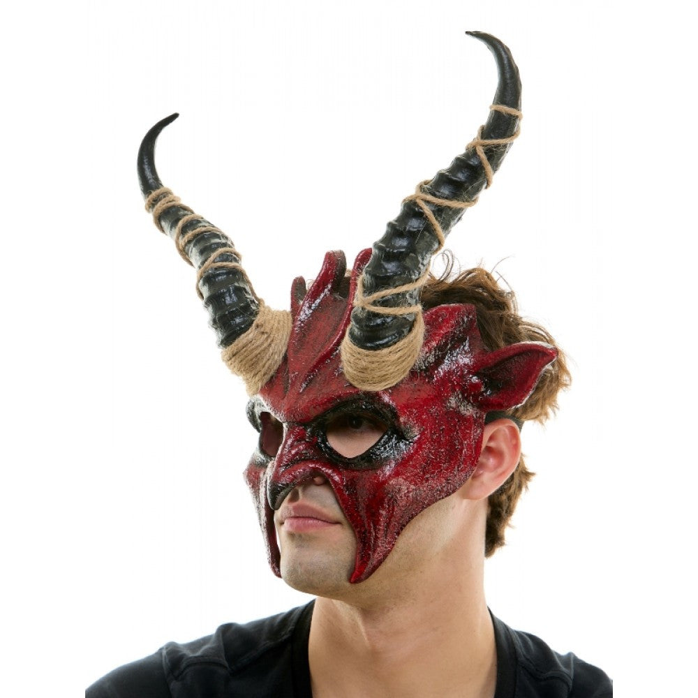 Voodoo Mask with Horns KBW - Boutique Séduction