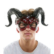 Voodoo Scale Mask with Horns KBW - Boutique Séduction