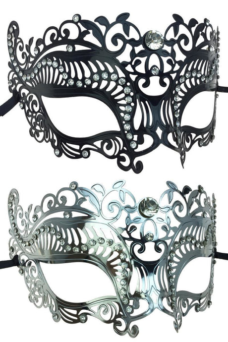 Mascarade mask - KBW - Laser-cut metal KBW - Boutique Séduction