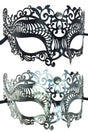 Mascarade mask - KBW - Laser-cut metal KBW - Boutique Séduction