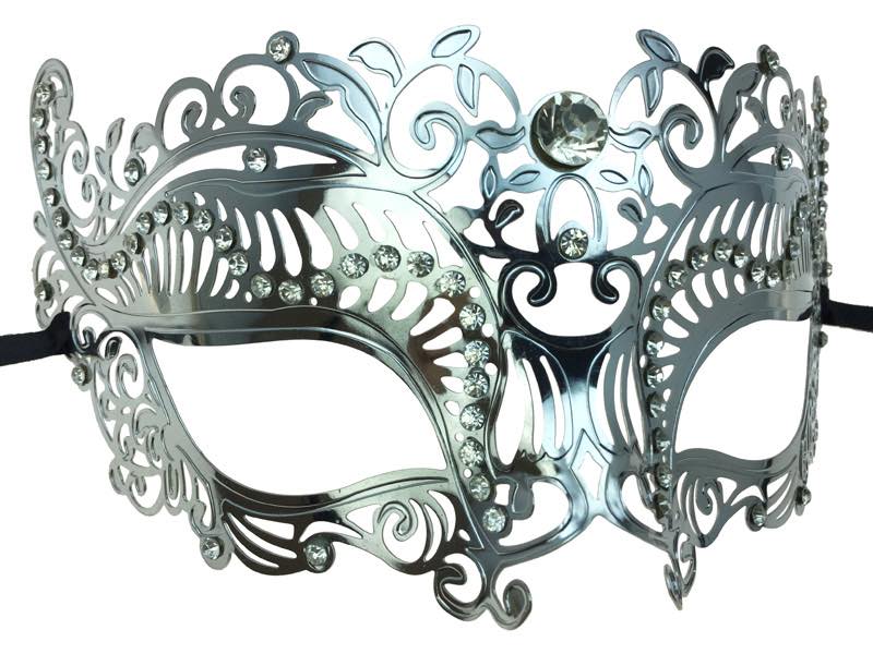 Mascarade mask - KBW - Laser-cut metal KBW - Boutique Séduction