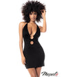 Halter Neck Dress with Ring Mapalé - Boutique Séduction