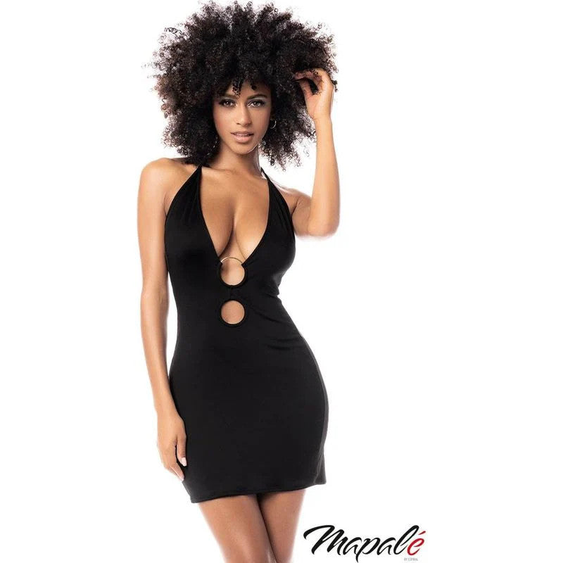 Halter Neck Dress with Ring Mapalé - Boutique Séduction