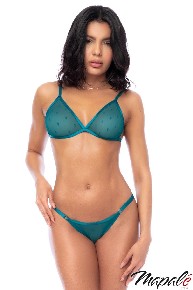 3Pc Set Dot Mesh Mapalé - Boutique Séduction