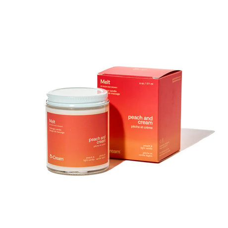 Melt Massage Candle Peach & Cream - Boutique Séduction