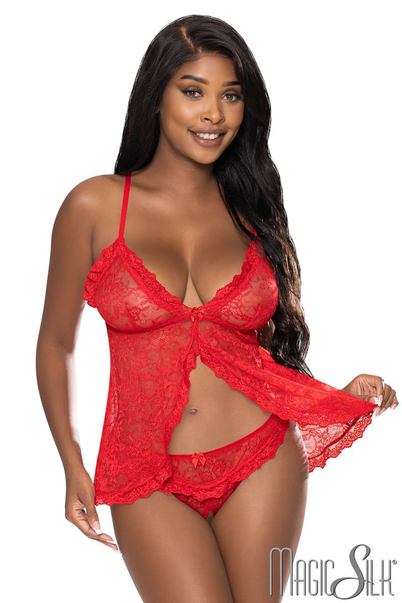 Flyaway Lace Babydoll Exposed - Boutique Séduction