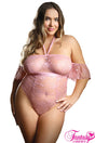 Annabelle Teddy with Short Sleeves Fantasy Lingerie - Boutique Séduction