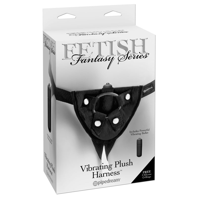 Vibrating Plush Harness - FETISH FANTASY SERIES Fetish Fantasy series - Boutique Séduction