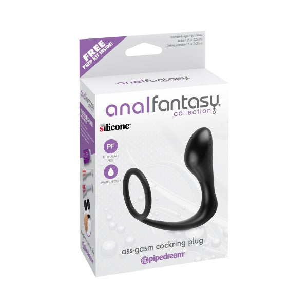 Ass-Gasm Cockring Plug Anal Fantasy - Boutique Séduction
