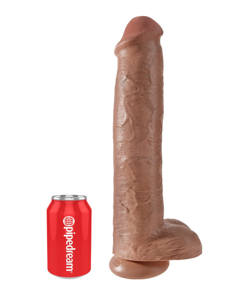 Dildo With Balls 15 inches King Cock - Boutique Séduction