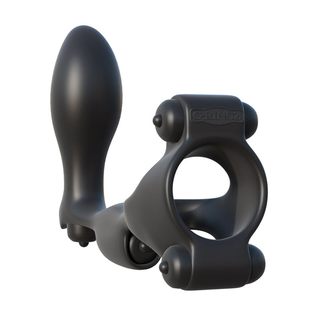 Ultimate Ass-Gasm Cock Ring & Prostate Plug FANTASY C-Ringz - Boutique Séduction
