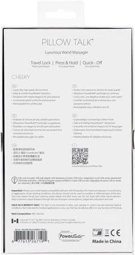 Wand massager - Pillow Talk - Cheeky Pillow Talk - Boutique Séduction