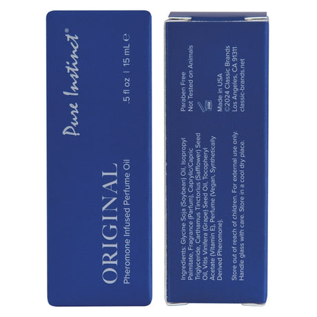 ORIGINAL Pheromone Infused Perfume Oil Pure Instinct - Boutique Séduction