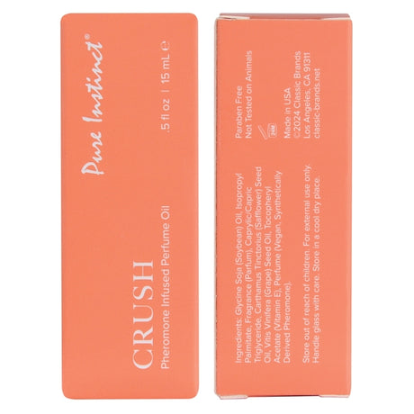 CRUSH Pheromone Infused Perfume Oil Pure Instinct - Boutique Séduction