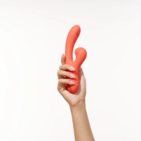 Peak Double Stimulation Vibrator Peach & Cream - Boutique Séduction