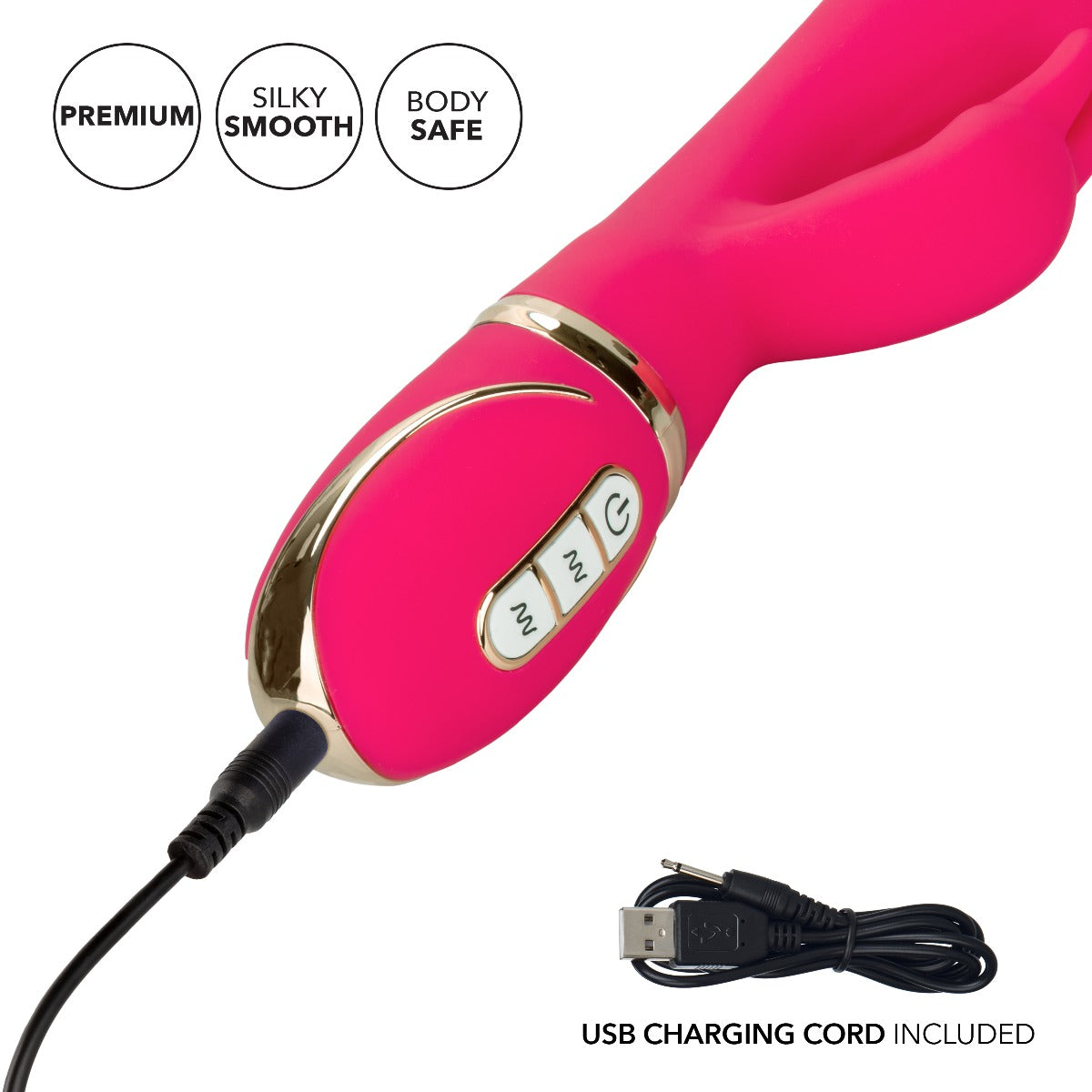 Double stimulation vibrator - Jack Rabbit Signature - Silicone Ultra-Soft Jack Rabbit - Boutique Séduction