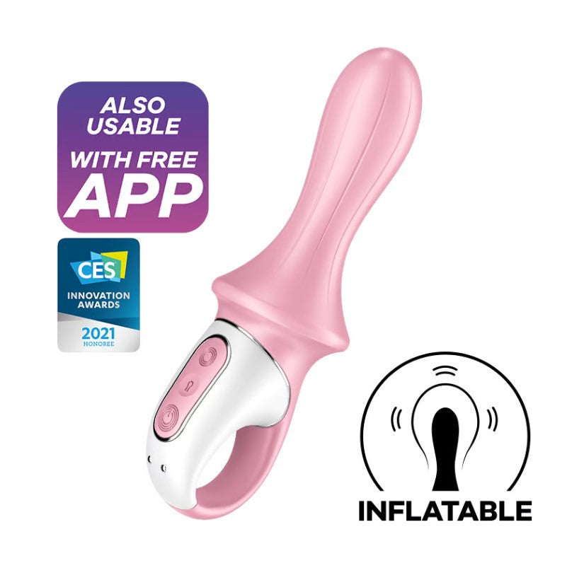 Air Pump Booty 5+ Inflatable Anal Vibrator Satisfyer - Boutique Séduction