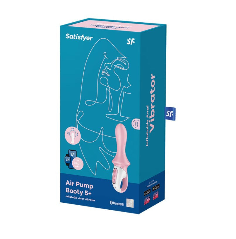 Air Pump Booty 5+ Inflatable Anal Vibrator Satisfyer - Boutique Séduction