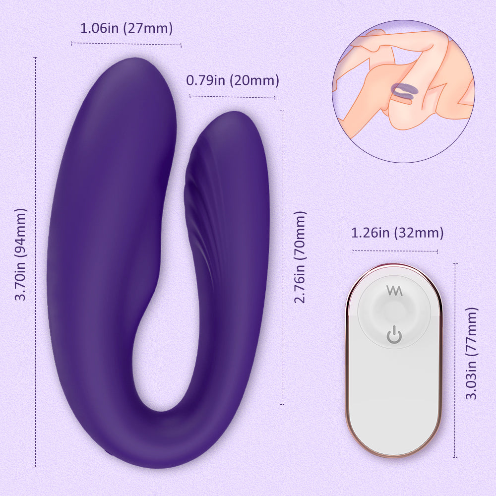 VIVIANA Vibrator For Couple Remote Control Amzing Toy - Boutique Séduction