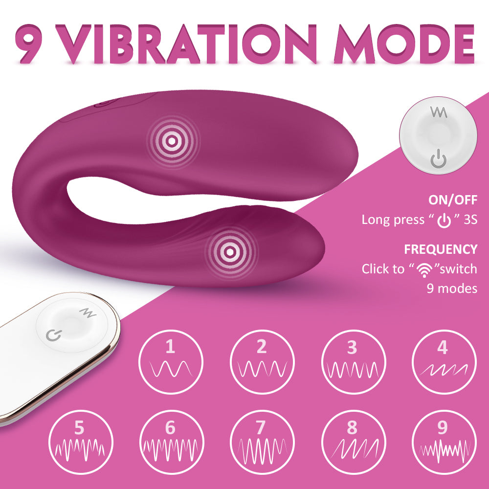 VIVIANA Vibrator For Couple Remote Control Amzing Toy - Boutique Séduction