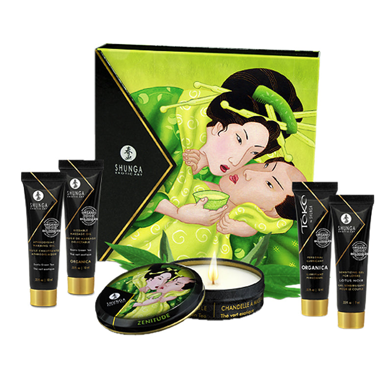 GEISHA'S Secrets Collection Exotic Green Tea Shunga - Boutique Séduction