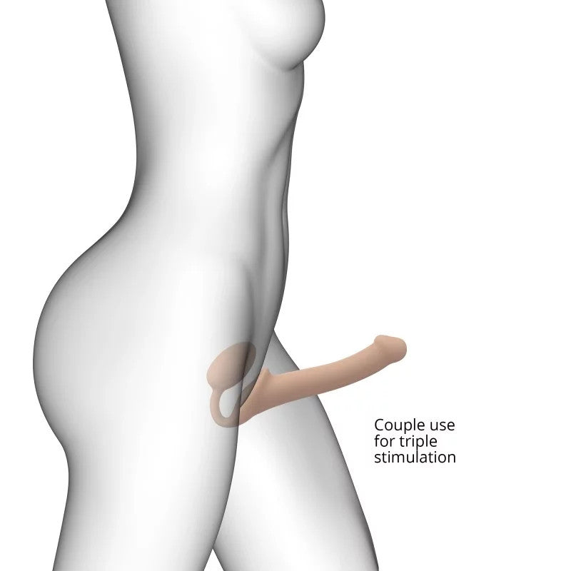 Silicone Bendable Strapless Strap-on Strap-on-me - Boutique Séduction