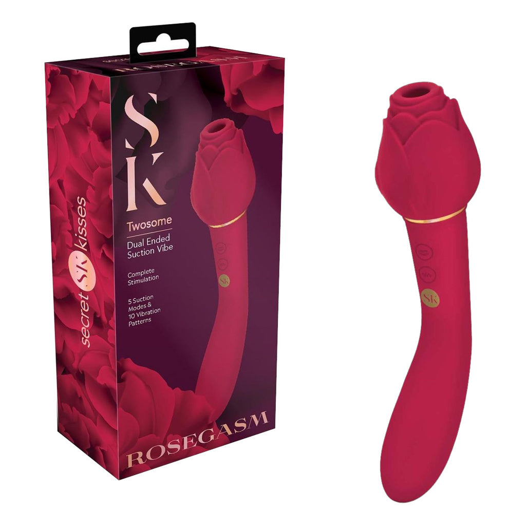 Twosome Vibrator & Suction Rosegasm - Boutique Séduction