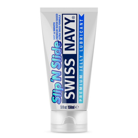 Slip 'N Slide Water Based Jelly Lubricant Swiss Navy - Boutique Séduction