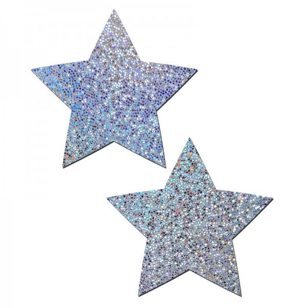 Pasties Star Glitter Reusable - PASTEASE Pastease - Boutique Séduction
