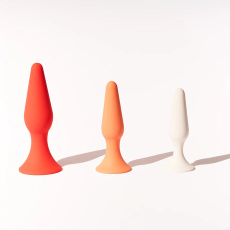 Trio Anal Plug Set Peach & Cream - Boutique Séduction