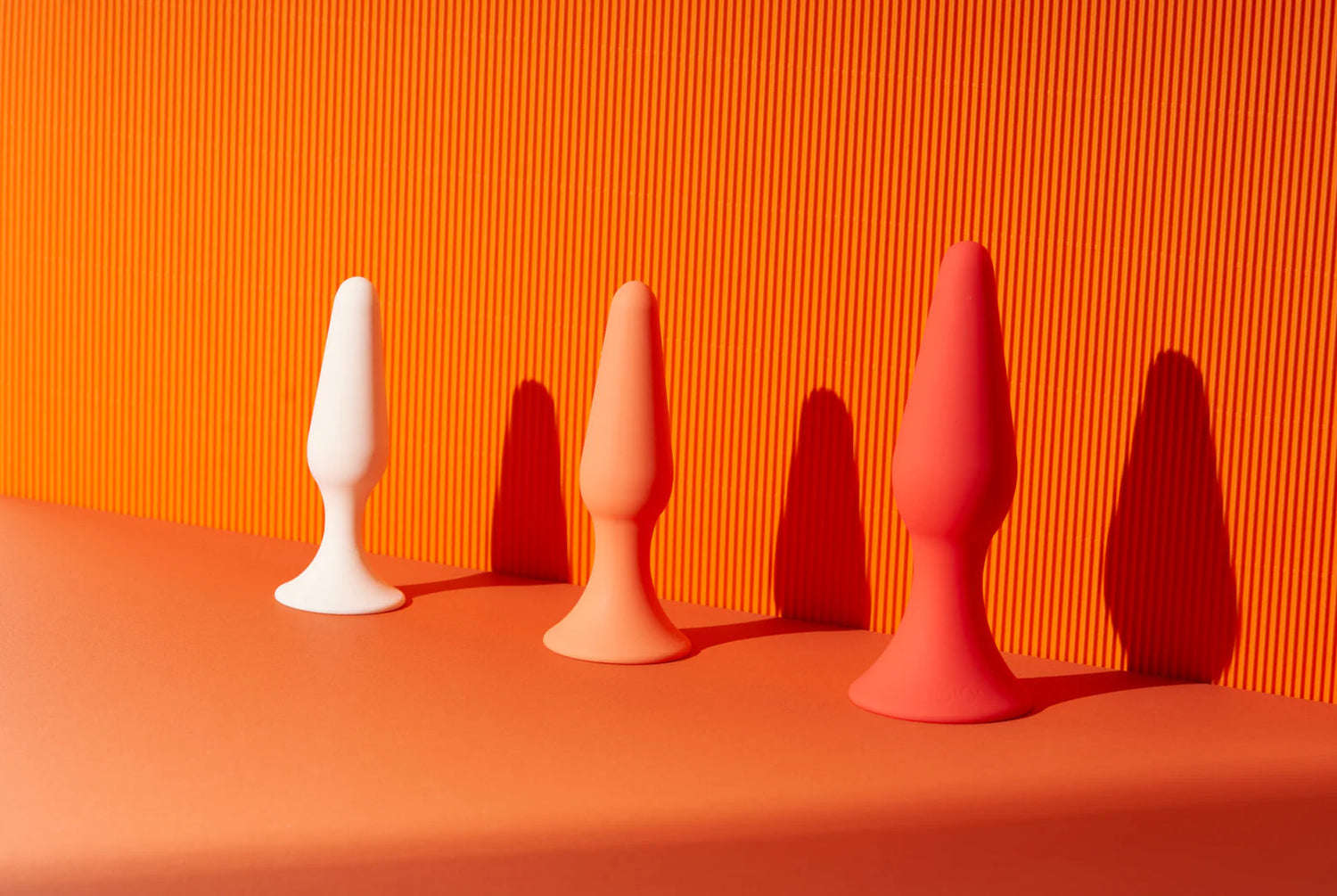 Trio Anal Plug Set Peach & Cream - Boutique Séduction